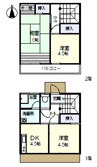 橋本コーポ　NO.1_画像2